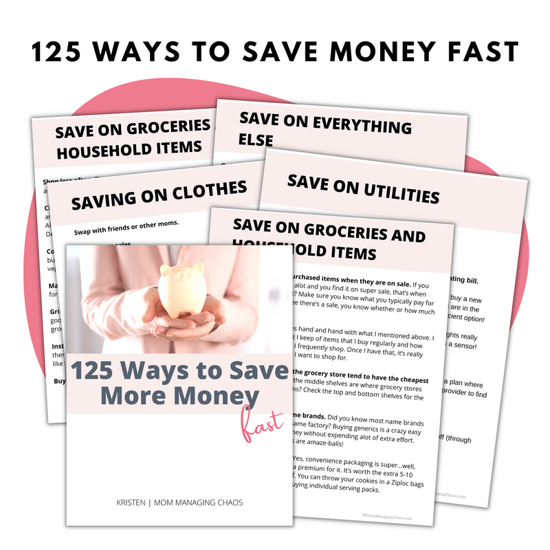 125 WAYS TO SAVE MONEY
