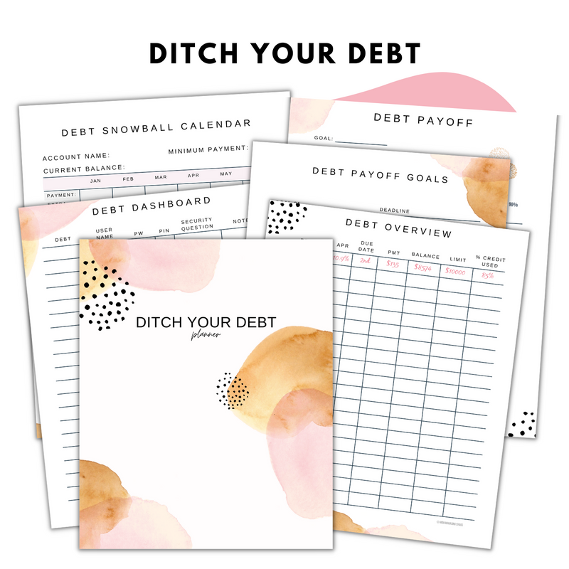 DITCH YOUR DEBT WORKBOOK