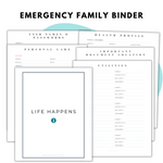 FAMILY EMERGENCY BINDER