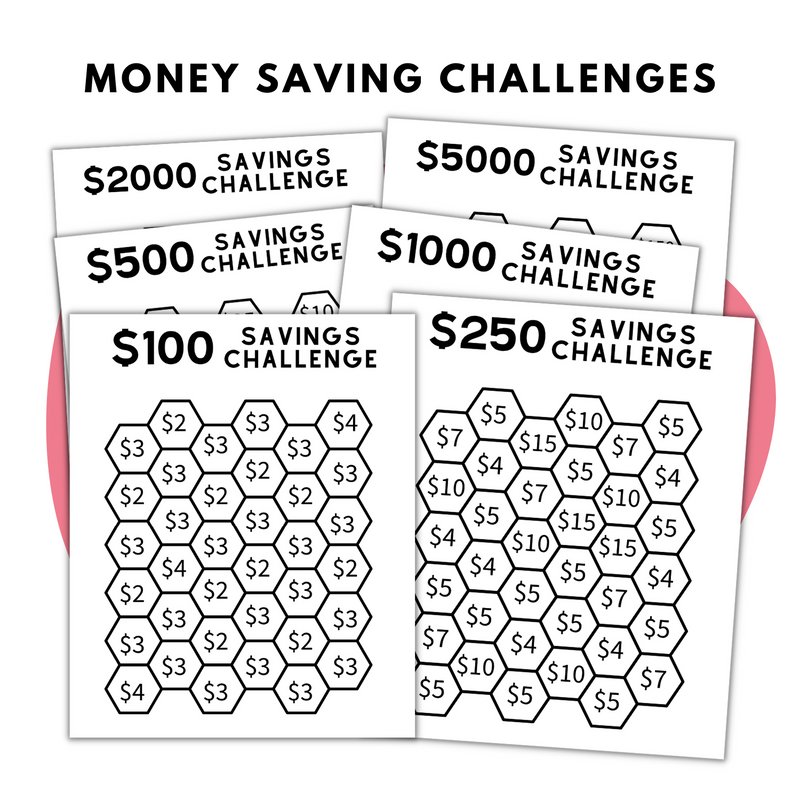 PRINTABLE MONEY SAVING CHALLENGES – Mom Managing Chaos printable-money-saving-challenges-mom-managing-chaos